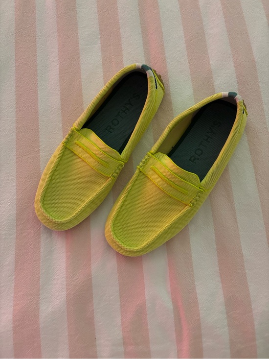 Rothy's Shoes - Rothy's Lime Driving Loafers 8.5